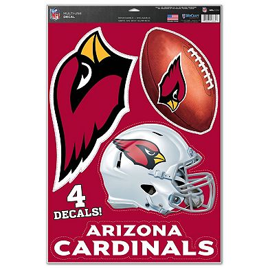 Arizona Cardinals WinCraft Ultra Decal Sheet