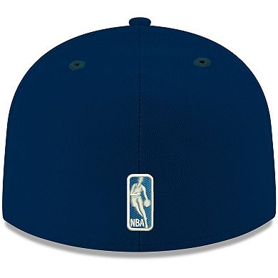 Men's New Era Navy Dallas Mavericks Official Team Color 59FIFTY Fitted Hat