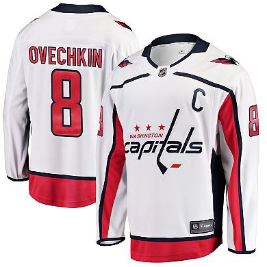 Men's Fanatics Branded Alexander Ovechkin White Washington Capitals Breakaway Player Jersey