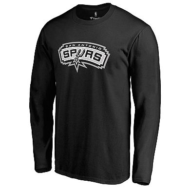 Men's Fanatics Branded LaMarcus Aldridge Black San Antonio Spurs Backer Name & Number Long Sleeve T-Shirt