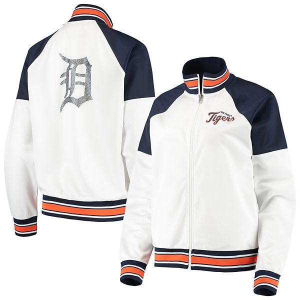 Men's G-III Sports by Carl Banks Navy Detroit Tigers Earned Run Full-Zip Jacket