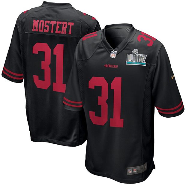 Men's Nike Raheem Mostert Black San Francisco 49ers Super Bowl LIV  Alternate Game Jersey