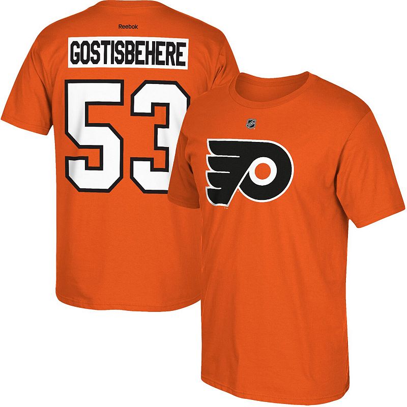 UPC 889770046469 product image for Men's Reebok Shayne Gostisbehere Orange Philadelphia Flyers Home Name & Number T | upcitemdb.com