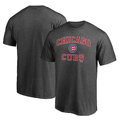 Men's Fanatics Branded Charcoal Chicago Cubs Heart & Soul T-Shirt