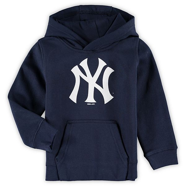 Outerstuff Youth Navy New York Yankees Team Primary Logo Pullover Hoodie