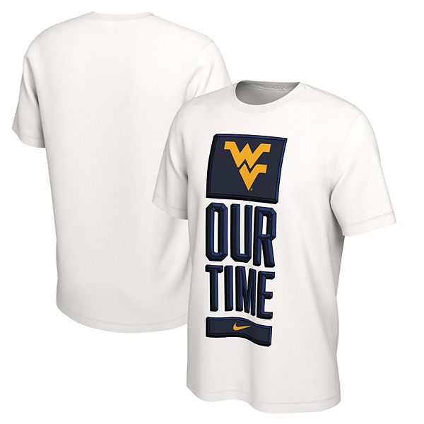 Men's Nike White West Virginia Mountaineers Basketball Our Time Bench ...