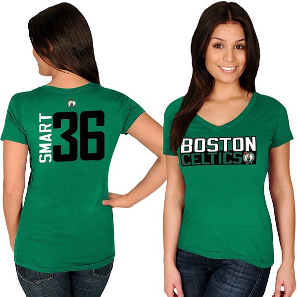 Marcus Smart Women's Black Boston Celtics Midnight Mascot T-Shirt - Celtics  Store