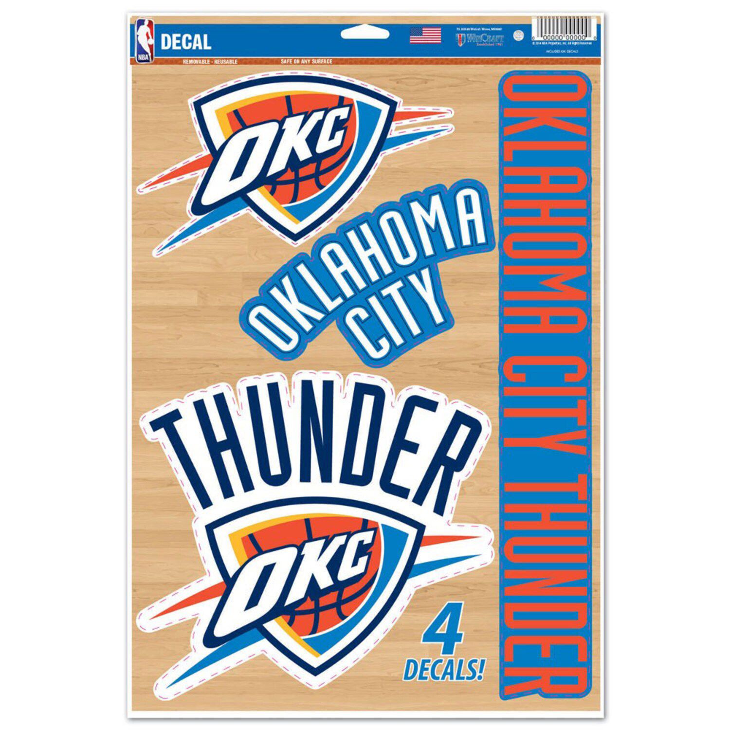 License Plate - Basketball - Oklahoma City Thunder – Overtime Sports