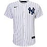 Preschool Nike Gerrit Cole White/Navy New York Yankees Home 2020 Replica Player Jersey