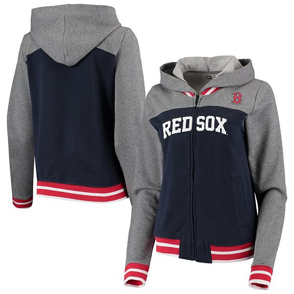 WOMEN'S VARSITY OVER FIT BOSTON RED SOX SWEATSHIRTS