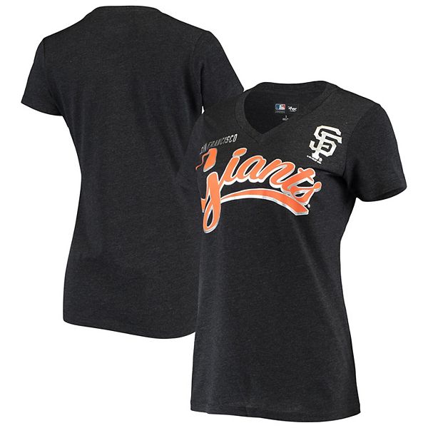 Women's G-III 4Her by Carl Banks Black San Francisco Giants Beach Cover-Up  Dress