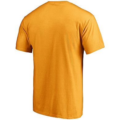 Men's Fanatics Branded Gold Boston Bruins Team Primary Logo T-Shirt