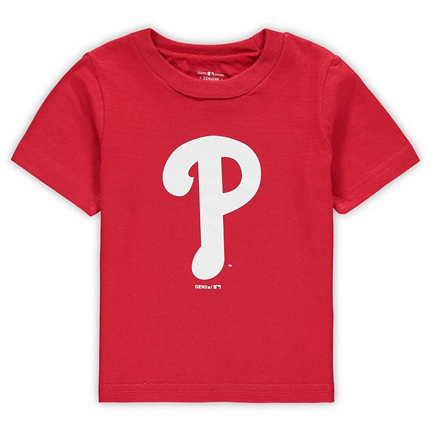 Infant Red Philadelphia Phillies Primary Team Logo T-Shirt
