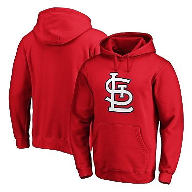 Men's Fanatics Branded Red St. Louis Cardinals Official Logo Pullover Hoodie
