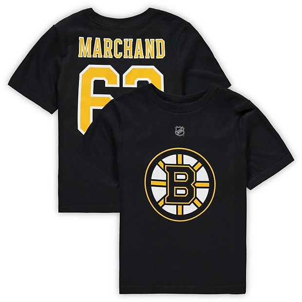 Outerstuff Youth Boston Bruins Player T-Shirt - Brad Marchand - Black