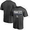Men's Fanatics Branded Charcoal New York Yankees Win Stripe T-Shirt