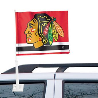 Chicago Blackhawks WinCraft 11" x 13" Two-Sided Car Flag