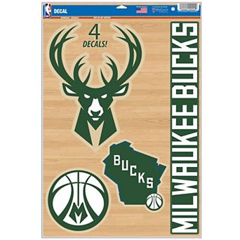 WinCraft Milwaukee Bucks 11" x 17" Multi-Use Decal Sheet