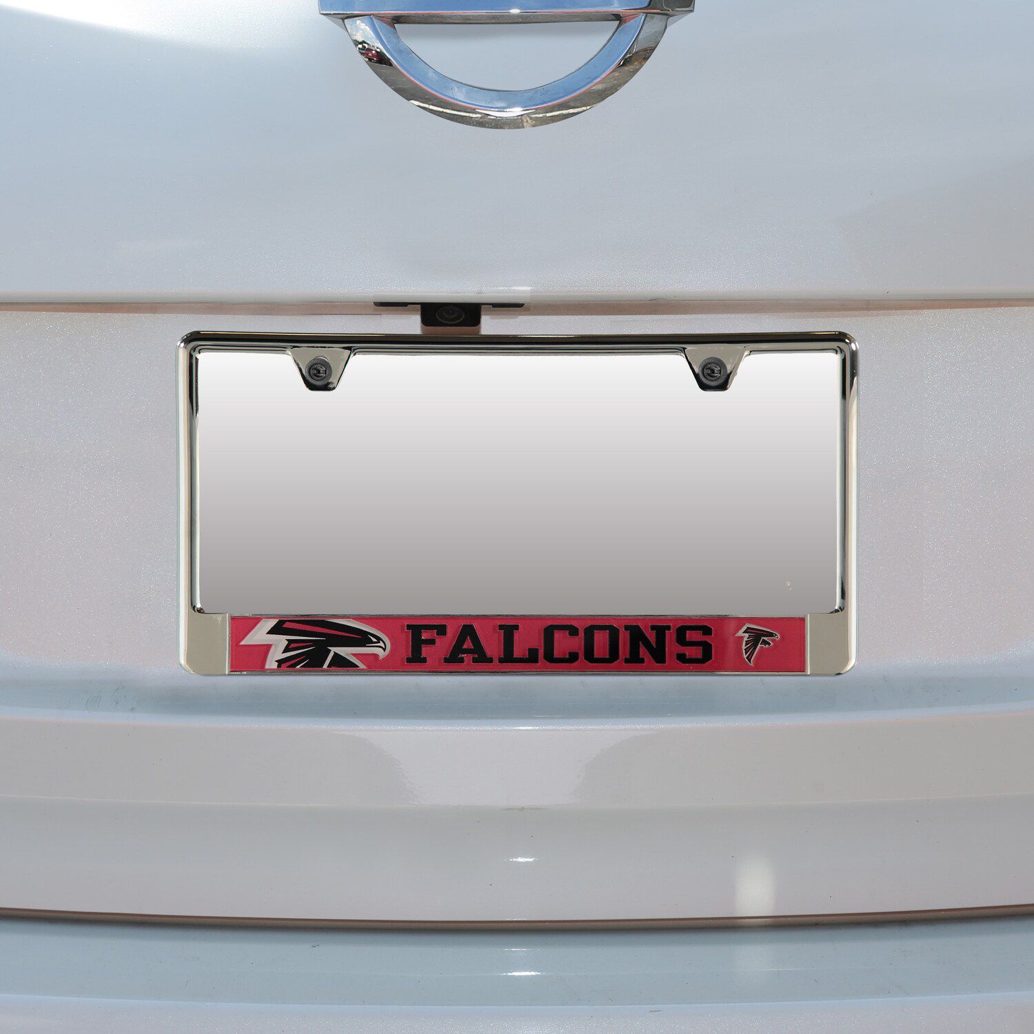 Atlanta Falcons Super Stripe Acrylic Cut License Plate