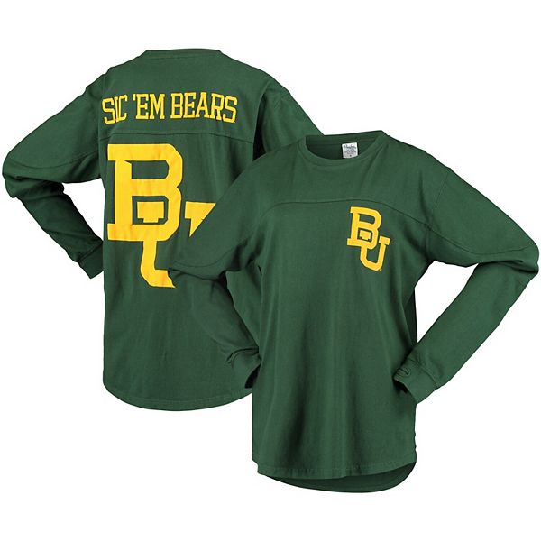 Men's Green Baylor Bears Circle Campus Scene Long Sleeve T-Shirt