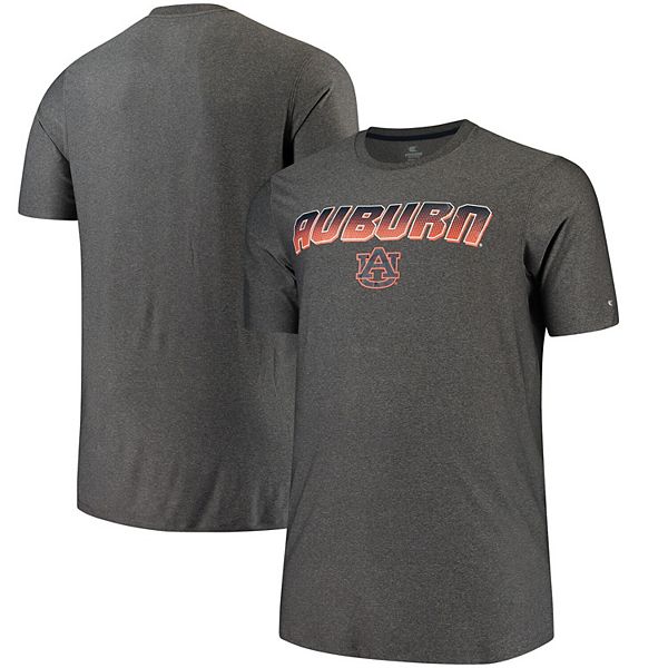 Men S Colosseum Charcoal Auburn Tigers Big Tall Sleeper T Shirt