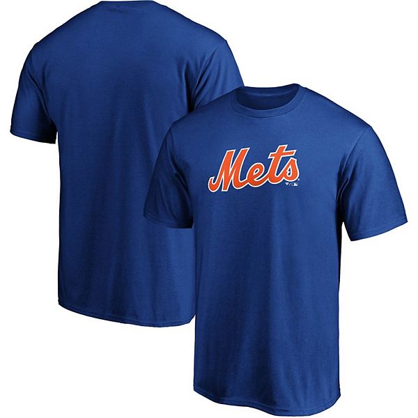 Men's Fanatics Branded Royal New York Mets Official Wordmark T-Shirt