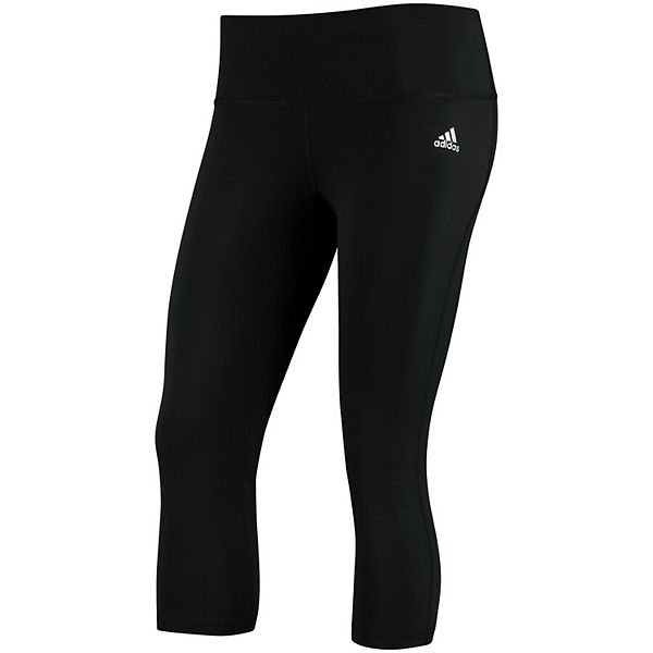 Women's adidas Black 3/4-Length climalite Leggings