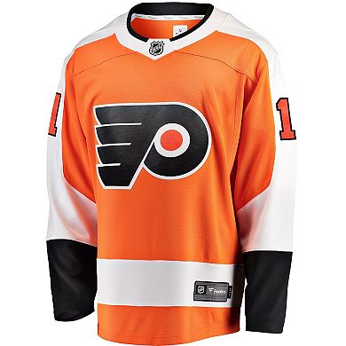 Men's Fanatics Branded Travis Konecny Orange Philadelphia Flyers Breakaway Player Jersey