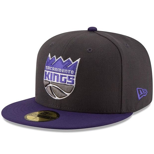 Men's New Era Gray/Purple Sacramento Kings Official Team Color