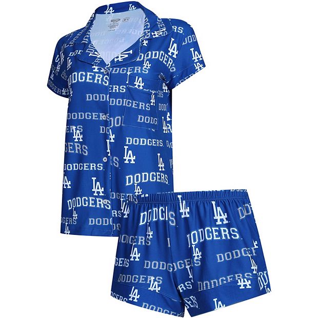 Los Angeles Dodgers Concepts Sport Women's Fairway Shirt & Shorts