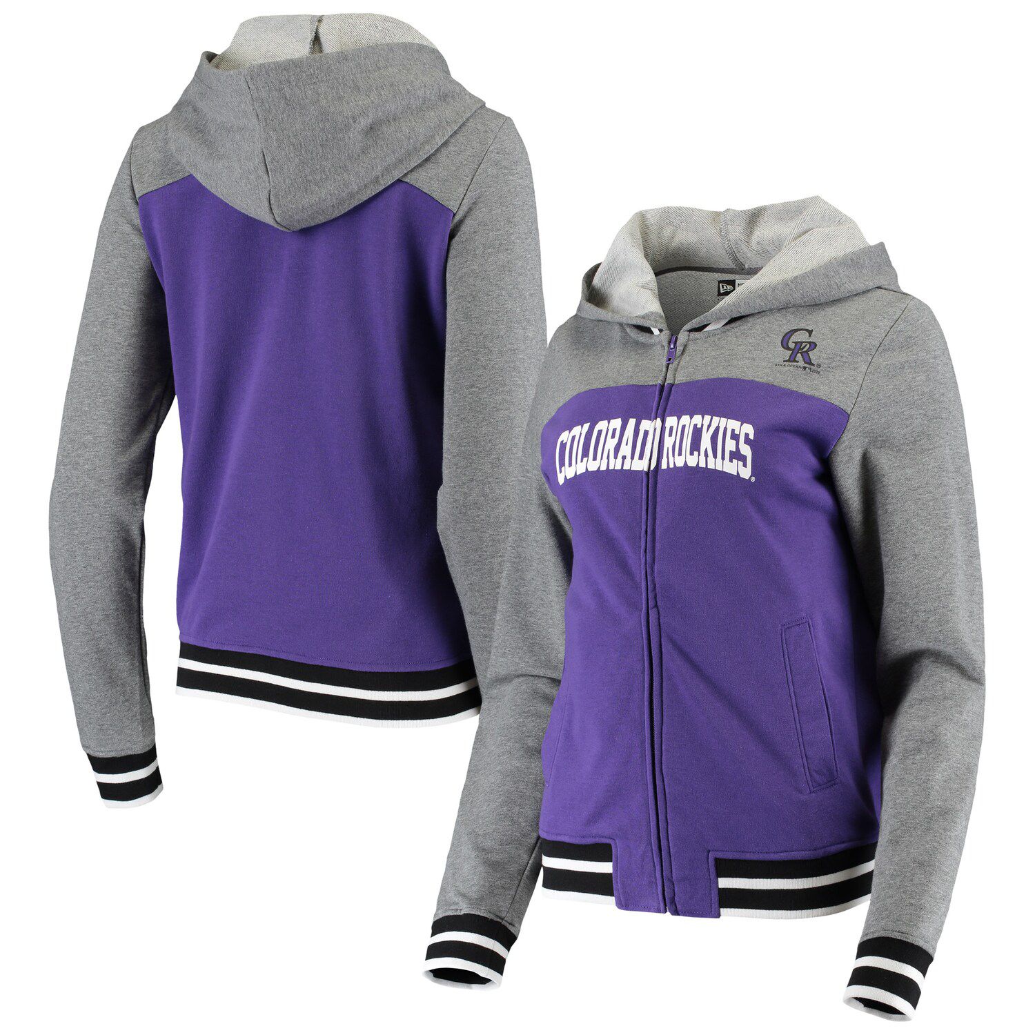 colorado rockies zip up hoodie