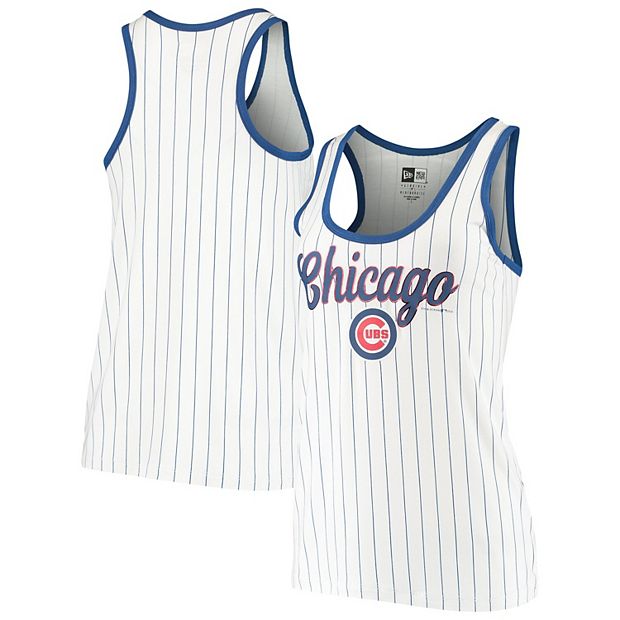 Women's New Era Royal Chicago Cubs Baby Jersey Cropped Long