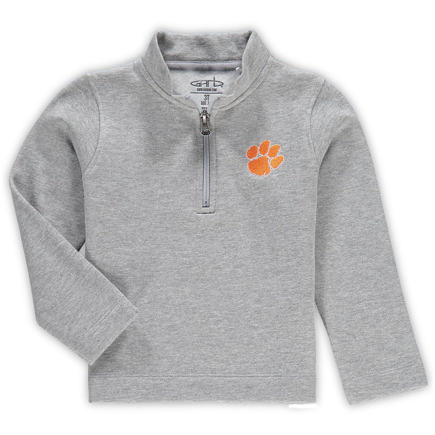 clemson quarter zip pullover