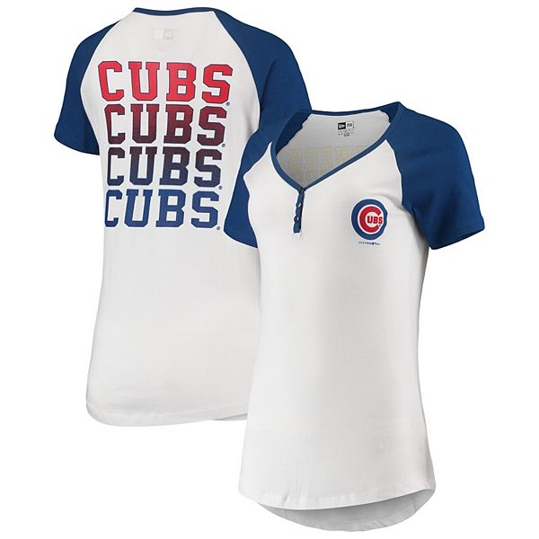 Women's New Era White Chicago White Sox Henley T-Shirt