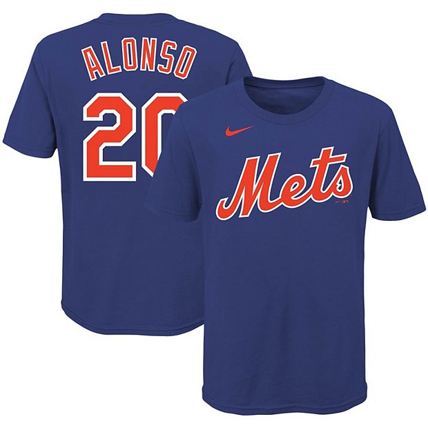 Youth Nike Pete Alonso Royal New York Mets Player Name & Number T