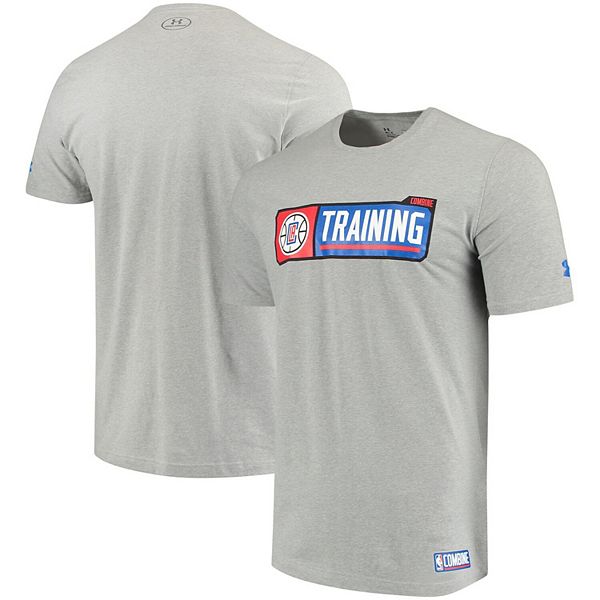 Men's LA Clippers Under Armour Red Combine Authentic City Performance T- Shirt