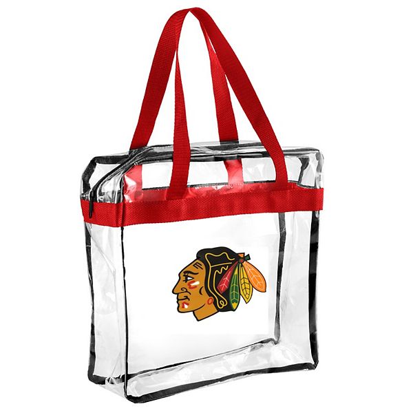 Chicago Blackhawks Clear Messenger Basic Tote Bag