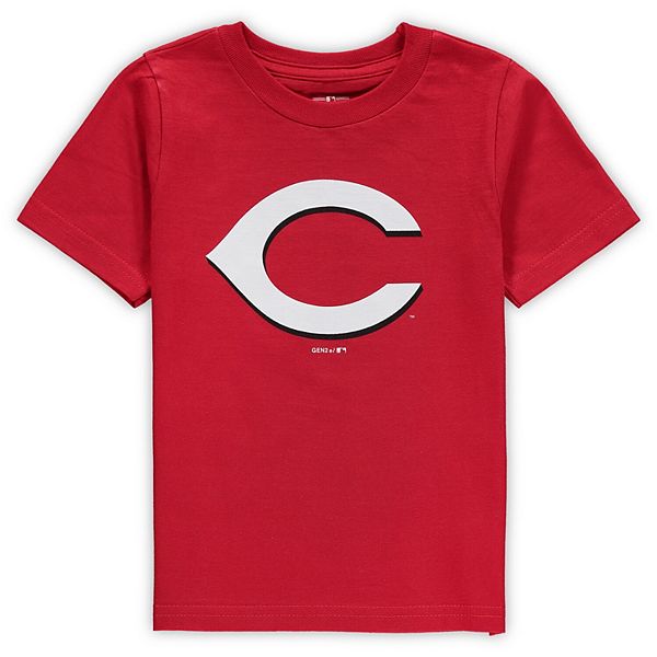 Toddler Red Cincinnati Reds Primary Team Logo T-Shirt