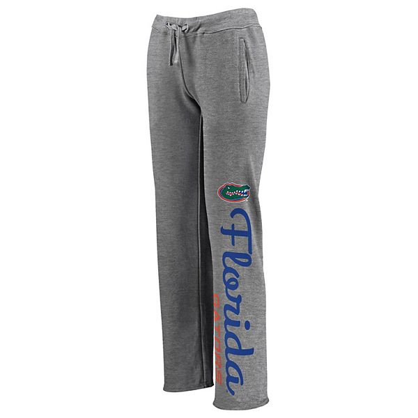 Women s Heathered Gray Florida Gators Cozy Fleece Sweatpants