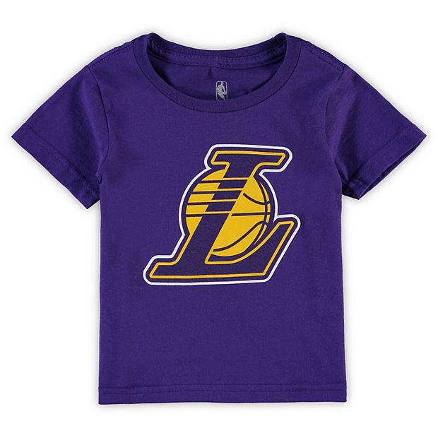 Toddler Purple Los Angeles Lakers Primary Logo T-Shirt