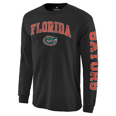 Men's Fanatics Branded Black Florida Gators Distressed Arch Over Logo ...