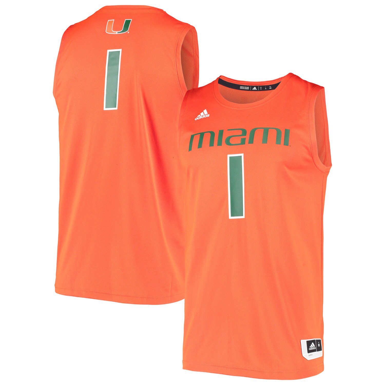 miami hurricanes basketball jersey