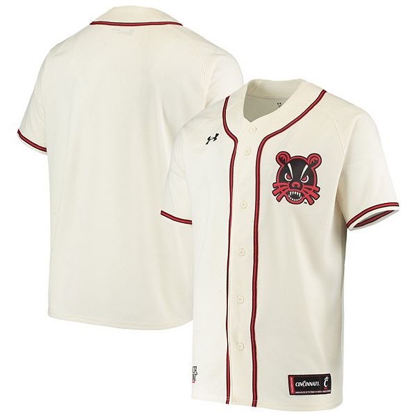 Men's Under Armour White Old Dominion Monarchs Pinstripe Replica Baseball  Jersey