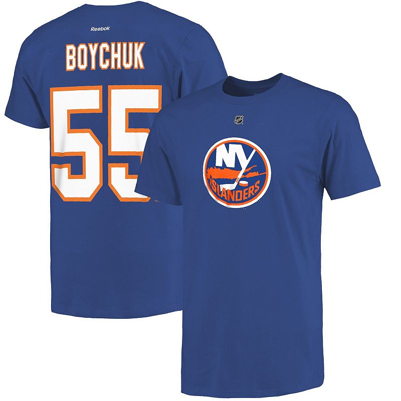 UPC 888161598273 product image for Men's New York Islanders Johnny Boychuk Reebok Royal Name and Number T-Shirt, Si | upcitemdb.com