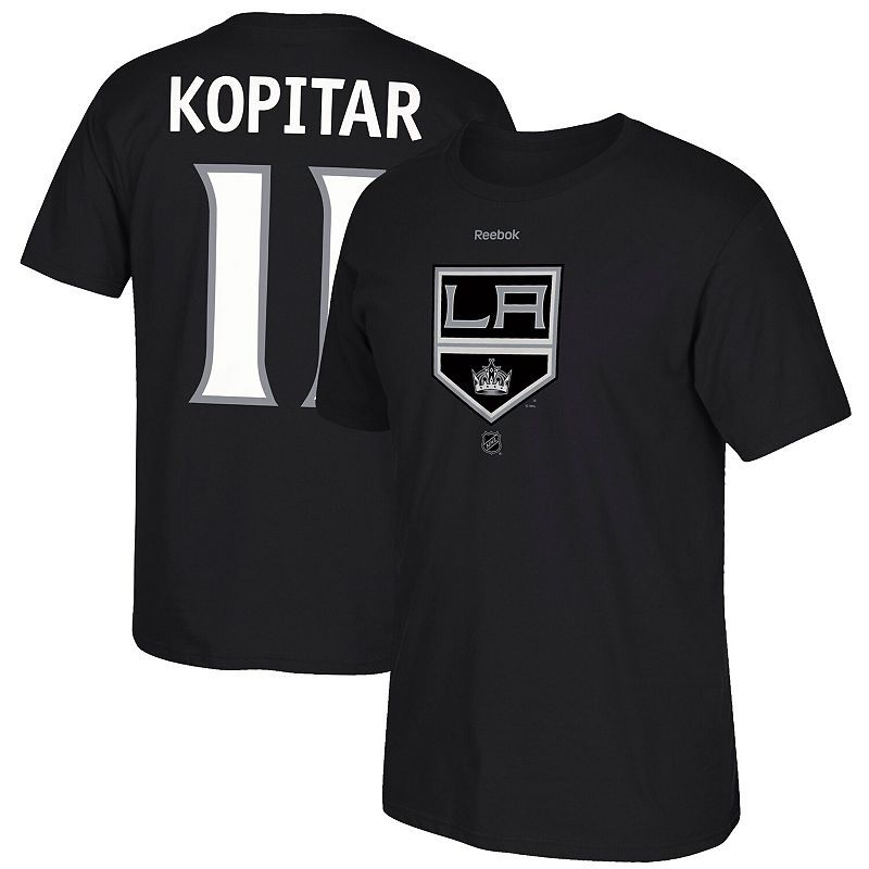 UPC 889770143953 product image for Men's Reebok Anze Kopitar Black Los Angeles Kings Center Ice TNT Reflect Logo Na | upcitemdb.com