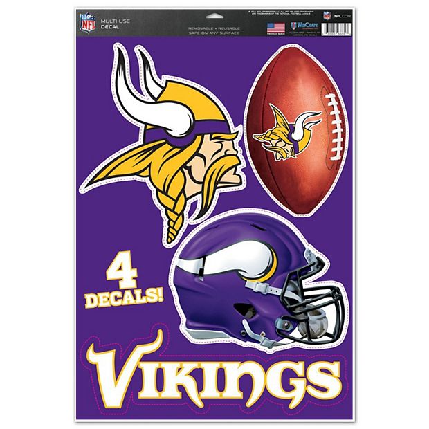 WinCraft Minnesota Vikings #1 Fan 11' x 17' Multi-Use Decal Sheet