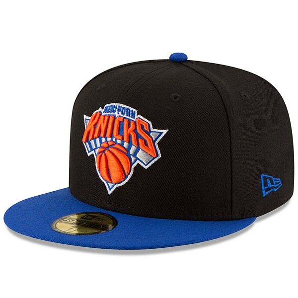 Men's New Era Black/Royal New York Knicks Official Team Color 2Tone ...