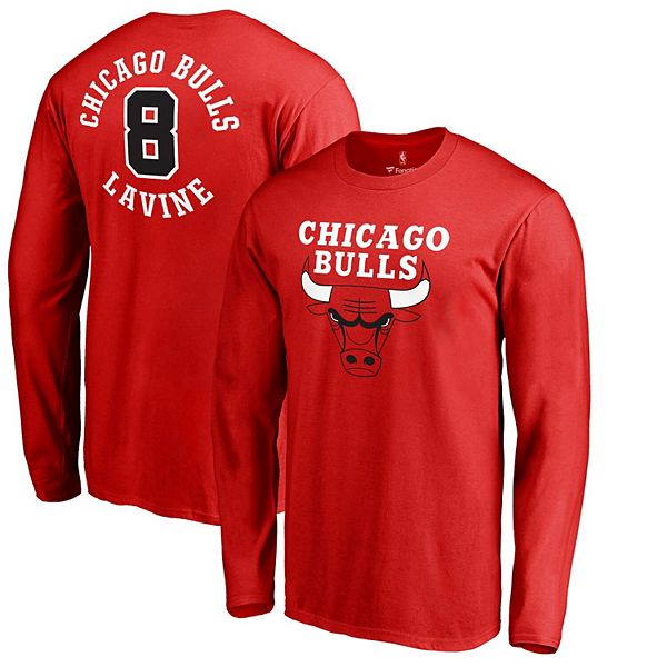 Men's Fanatics Branded Zach Lavine Red Chicago Bulls Round About
