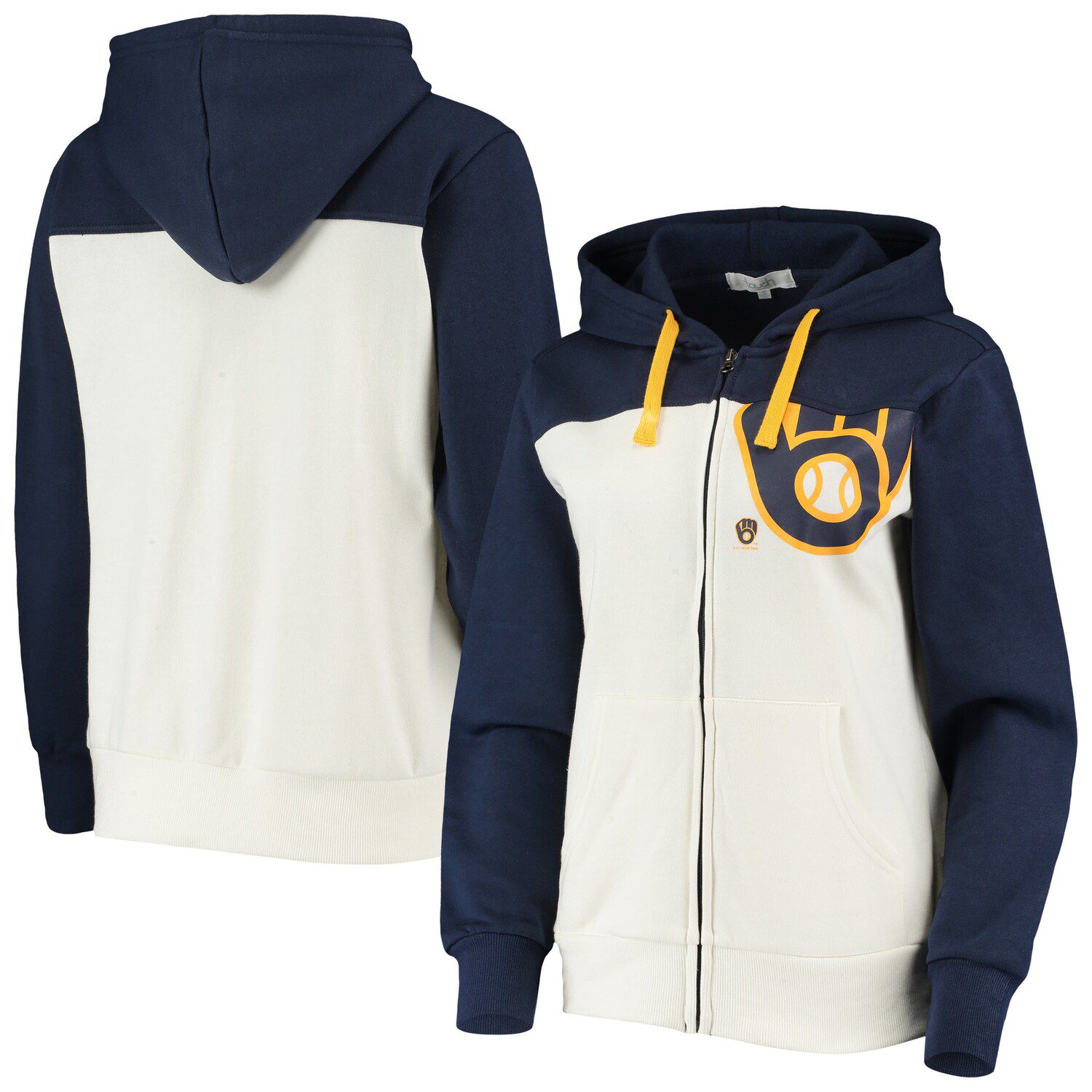 brewers full zip hoodie