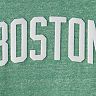Women's New Era Kelly Green Boston Celtics Tri-Blend Jersey 3/4-Sleeve T-Shirt